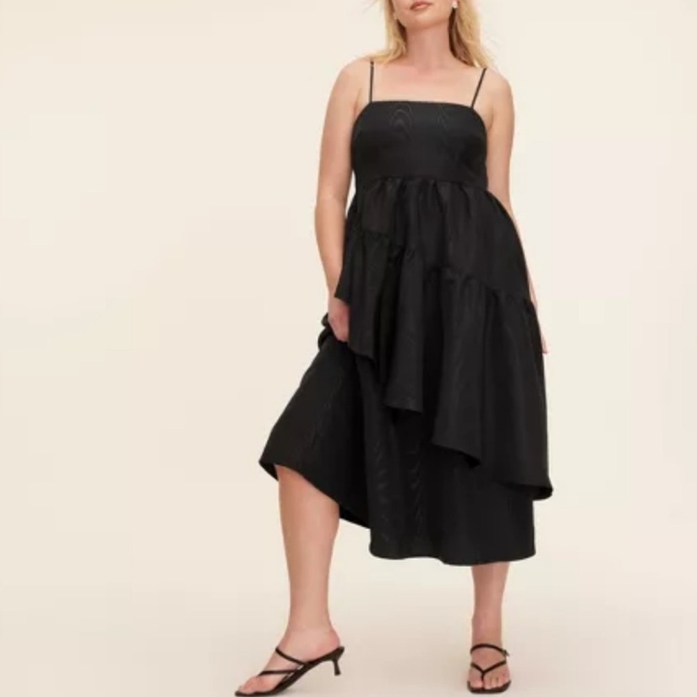 Kate Spade Black Midi Dress